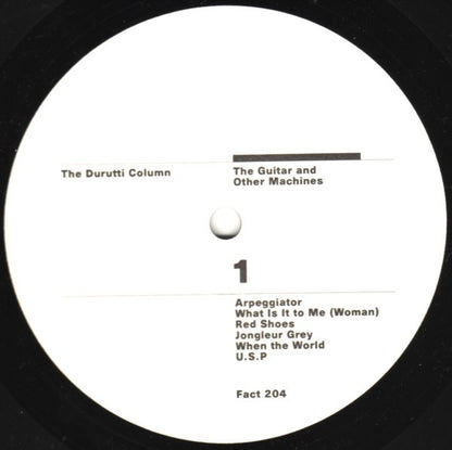 The Durutti Column : The Guitar And Other Machines (LP, Album)