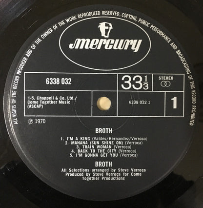 Broth : Broth (LP, Album)
