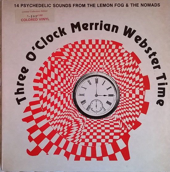 The Lemon Fog, The Nomads (3) : Three O'Clock Merrian Webster Time (LP, Comp, Ltd, Num, Yel)