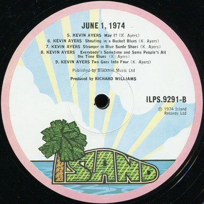 Kevin Ayers - John Cale - Eno* - Nico (3) : June 1, 1974 (LP, Album, Pin)