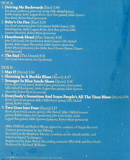 Kevin Ayers - John Cale - Eno* - Nico (3) : June 1, 1974 (LP, Album, Pin)