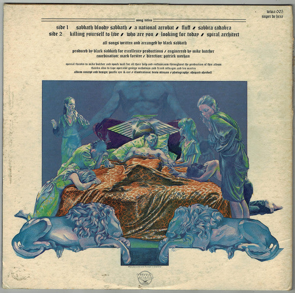 Black Sabbath : Sabbath Bloody Sabbath (LP, Album, Club, RE, RP, Gat)