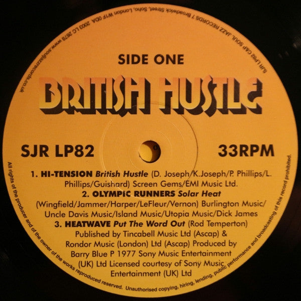 Various : British Hustle (The Sound Of British Jazz-Funk 1974-1982) (2xLP, Comp)