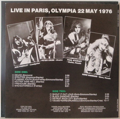 Kiss : Stoned In Paris (LP, Unofficial, Gre)