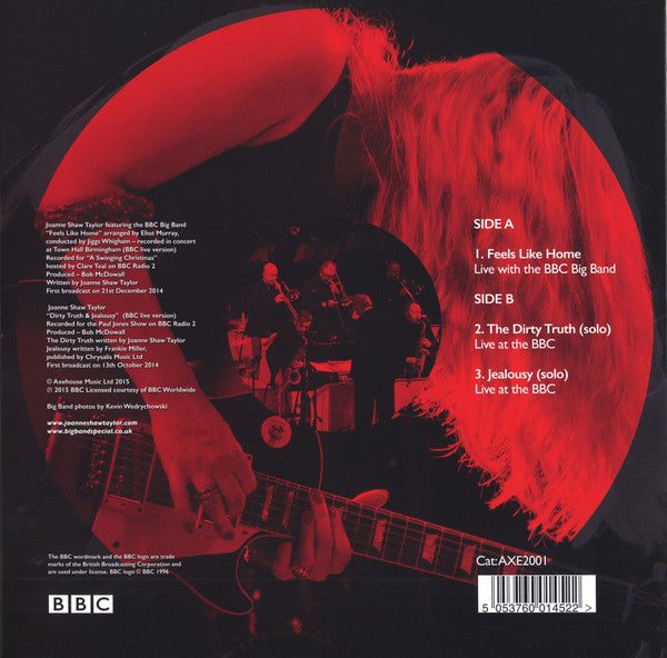Joanne Shaw Taylor : Feels Like Home (Live With The BBC Big Band) (12", RSD, Single, Ltd, Red)