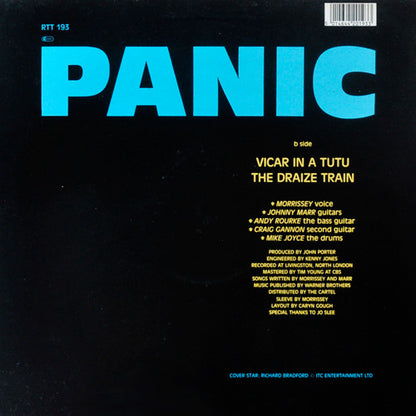 The Smiths : Panic (12", Single, CBS)