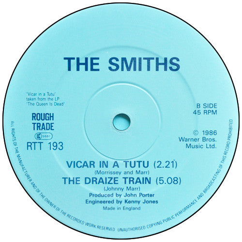 The Smiths : Panic (12", Single, CBS)