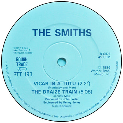 The Smiths : Panic (12", Single, CBS)