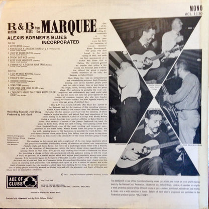 Blues Incorporated : R & B From The Marquee (LP, Album, Mono, RE)