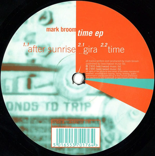 Mark Broom : Time EP (12", EP)