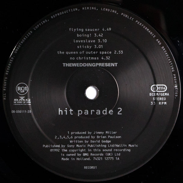 Theweddingpresent* : Hit Parade 2 (2xLP, Comp, Ltd)
