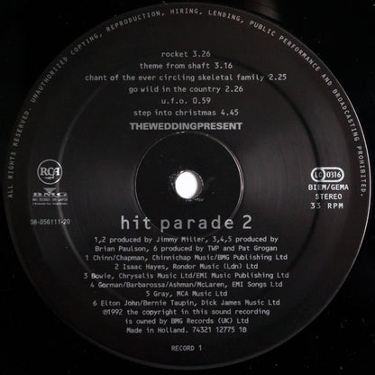 Theweddingpresent* : Hit Parade 2 (2xLP, Comp, Ltd)