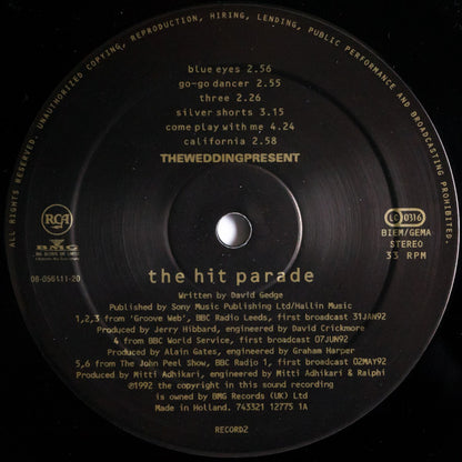 Theweddingpresent* : Hit Parade 2 (2xLP, Comp, Ltd)