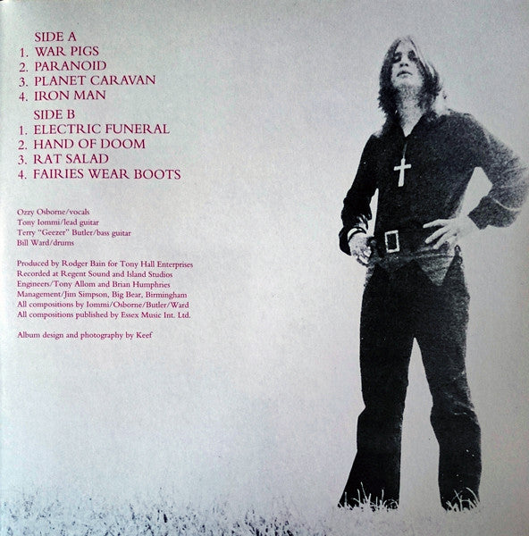 Black Sabbath : Paranoid (LP, Album, Ltd, RE, RM, S/Edition, 180)