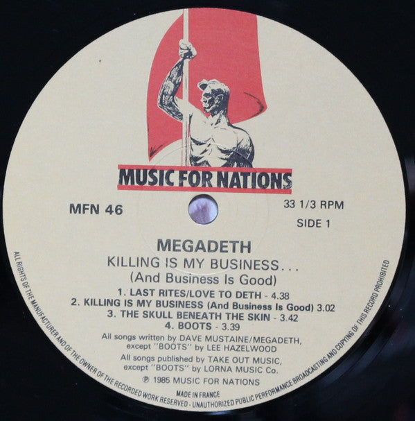 Megadeth : Killing Is My Business... And Business Is Good! (LP, Album)