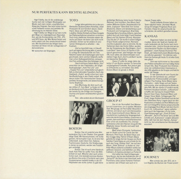 Various : Nur Perfektes Kann Richtig Klingen - WEGA (LP, Comp)