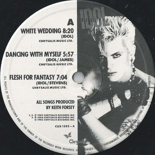 Billy Idol : Vital Idol (LP, Album, Comp, Bla)