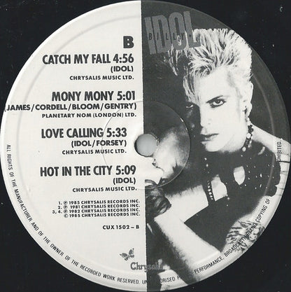 Billy Idol : Vital Idol (LP, Album, Comp, Bla)