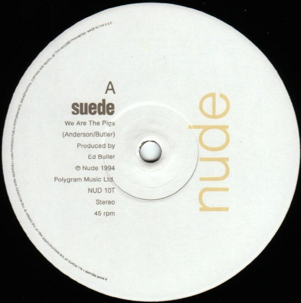 Suede : We Are The Pigs (12", Single)