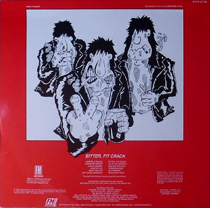 The Macc Lads : Bitter, Fit Crack (LP, Album, Red)