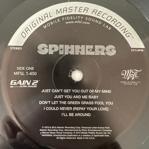 Spinners : Spinners (LP, Album, Ltd, Num, RE, RM, 180)