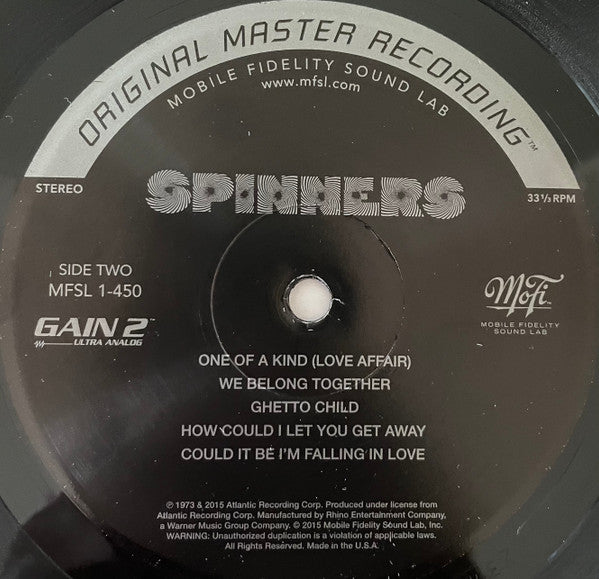 Spinners : Spinners (LP, Album, Ltd, Num, RE, RM, 180)