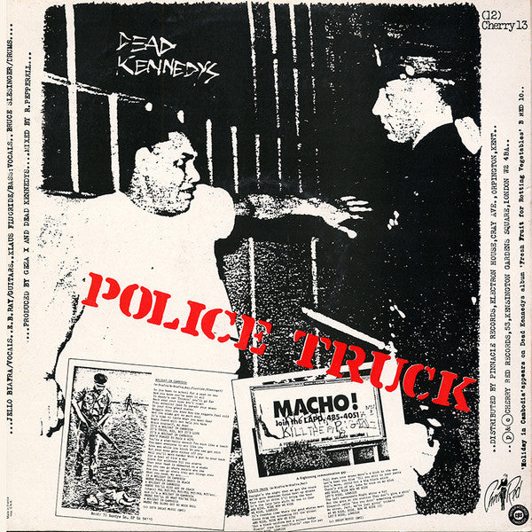 Dead Kennedys : Holiday In Cambodia (12", Single, RE, RP, MPO)