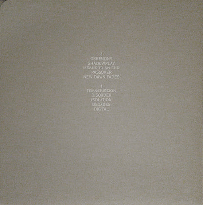 Joy Division : Still (2xLP, Album, RE, RM, 180)
