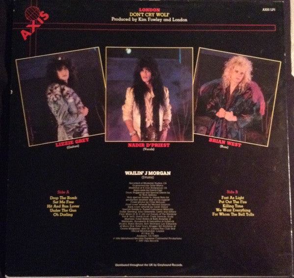 London (6) : Don't Cry Wolf (LP, Album)