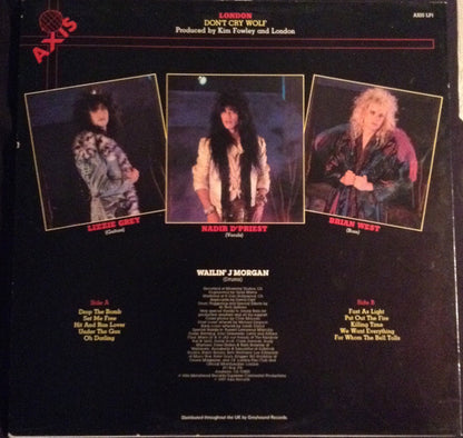 London (6) : Don't Cry Wolf (LP, Album)