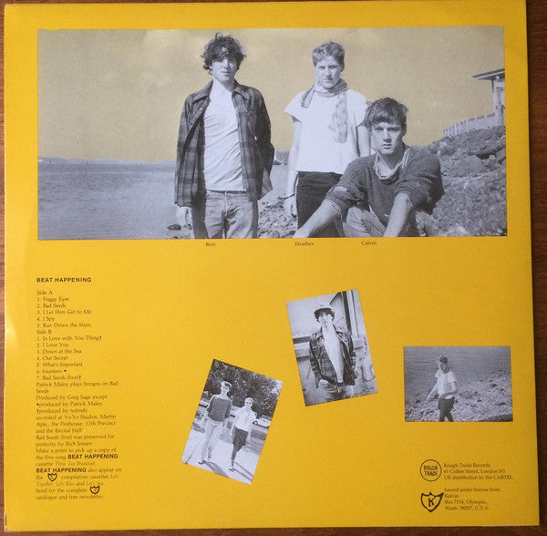 Beat Happening : Beat Happening (LP, Album, RE)