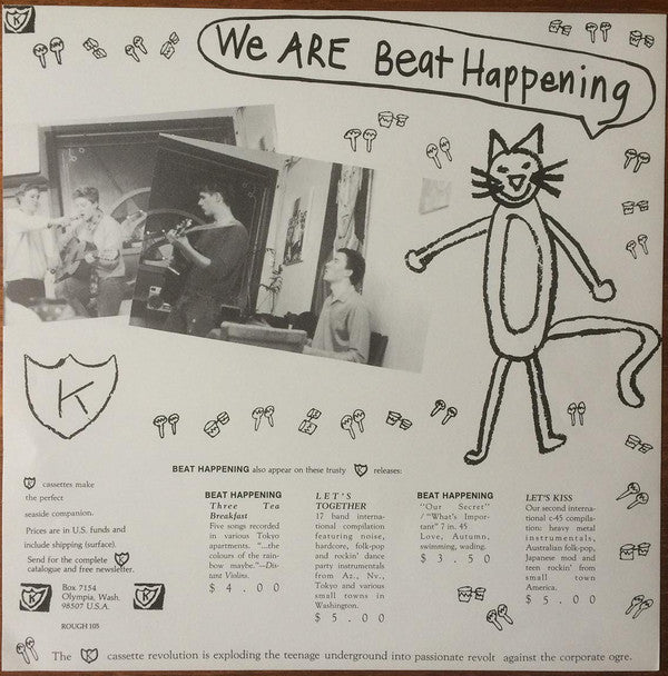 Beat Happening : Beat Happening (LP, Album, RE)