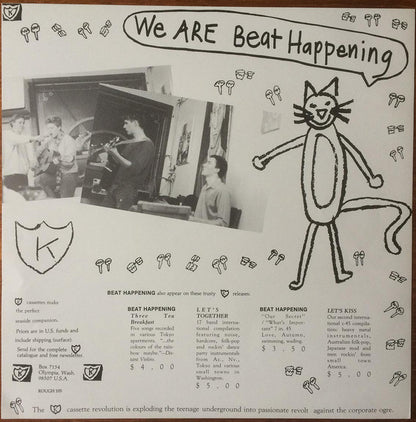 Beat Happening : Beat Happening (LP, Album, RE)