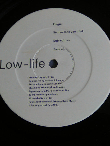 New Order : Low-life (LP, Album)