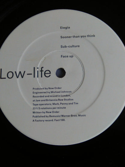 New Order : Low-life (LP, Album)