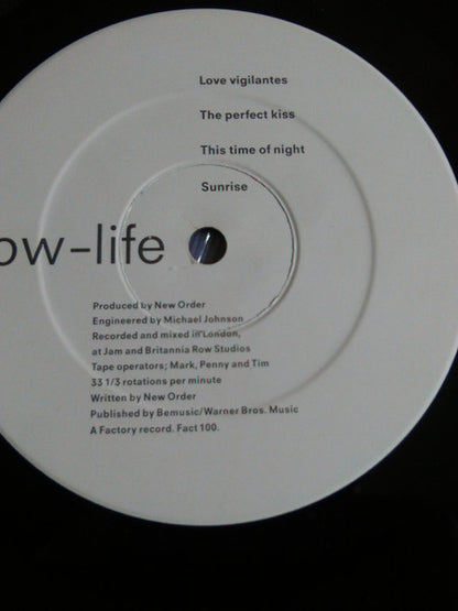 New Order : Low-life (LP, Album)