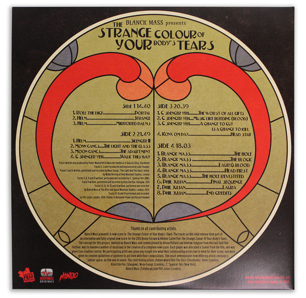 Various : Blanck Mass Presents The Strange Colour Of Your Body's Tears Re-Score (2xLP)