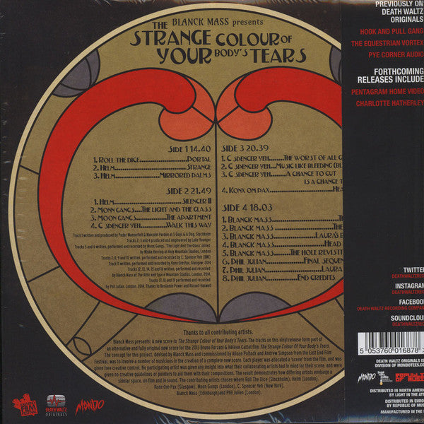 Various : Blanck Mass Presents The Strange Colour Of Your Body's Tears Re-Score (2xLP)