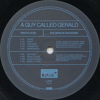 A Guy Called Gerald : Proto Acid / The Berlin Sessions (LP, Album, Mixed)