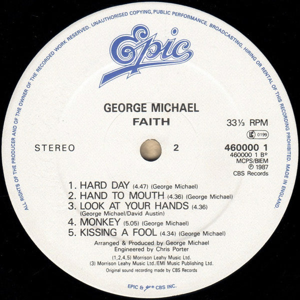 George Michael : Faith (LP, Album)