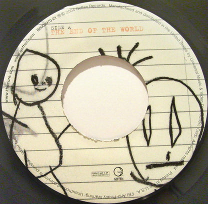 The Cure : The End Of The World (7", Single)