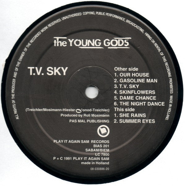 The Young Gods : T.V. Sky (LP, Album)