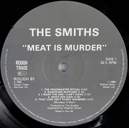 The Smiths : Meat Is Murder (LP, Album, MPO)