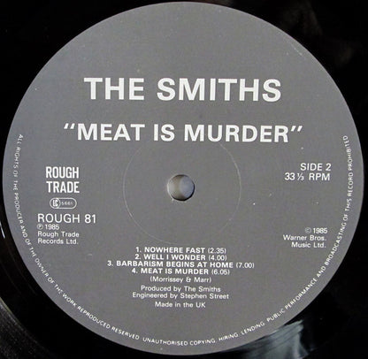The Smiths : Meat Is Murder (LP, Album, MPO)