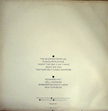 The Smiths : Meat Is Murder (LP, Album, MPO)
