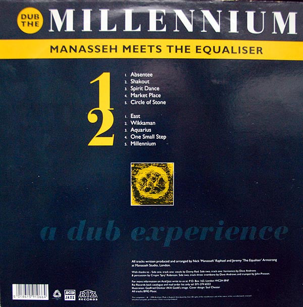 Manasseh Meets The Equalizer : Dub The Millennium (LP, Album)