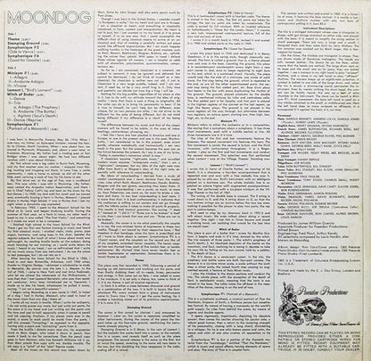 Moondog (2) : Moondog (LP, Album)