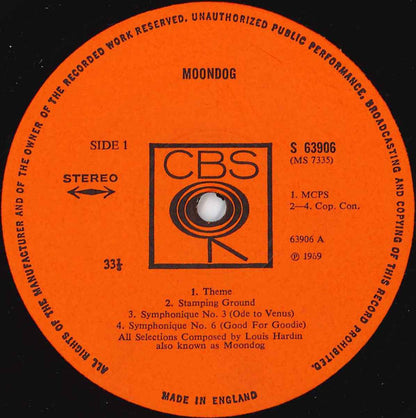 Moondog (2) : Moondog (LP, Album)