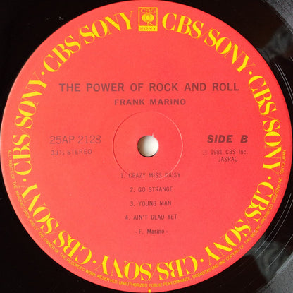 Frank Marino : The Power Of Rock And Roll (LP, Album)