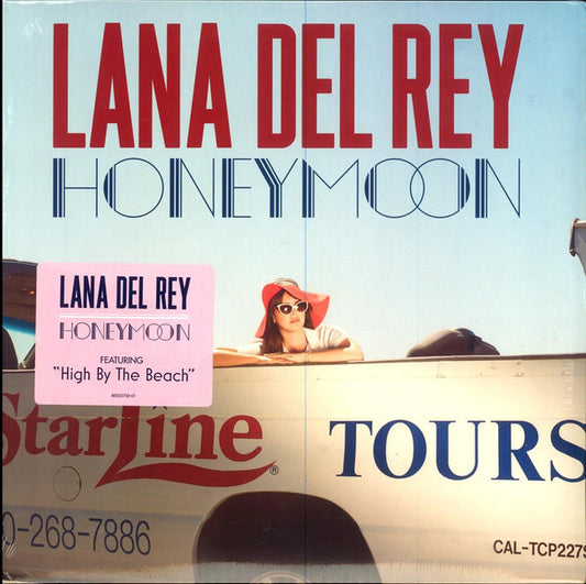 Lana Del Rey : Honeymoon (2xLP, Album, Red)